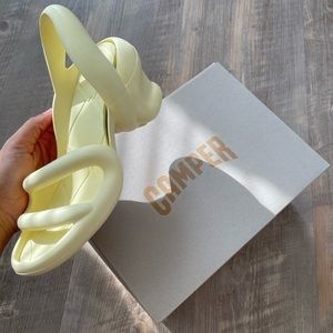 Kobarah Camper Cream Sandals